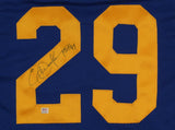 Eric Dickerson Signed Los Angeles Rams Jersey Inscribed "HOF 99" (PSA Hologram)