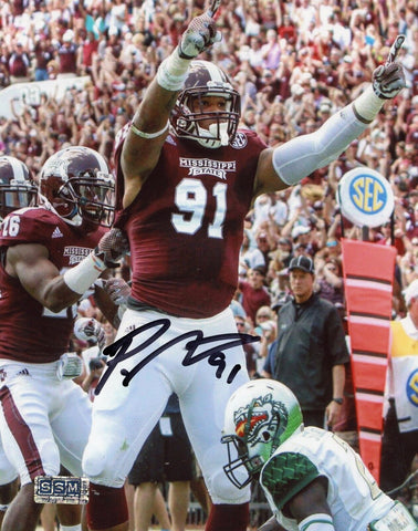 PRESTON SMITH AUTOGRAPHED SIGNED MISSISSIPPI STATE BULLDOGS 8x10 PHOTO COA