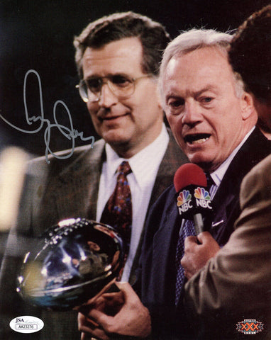 Jerry Jones Autographed/Signed Dallas Cowboys 8x10 Photo JSA 48331