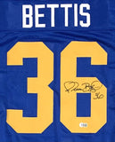 JEROME BETTIS AUTOGRAPHED SIGNED PRO STYLE XL CUSTOM JERSEY BECKETT COA