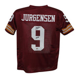 Sonny Jurgensen Autographed/Signed Pro Style Red XL Jersey Beckett 35514