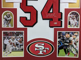 FRAMED SAN FRANCISCO 49ERS FRED WARNER AUTOGRAPHED SIGNED JERSEY BECKETT HOLO