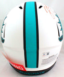 Jason Taylor Signed Miami Dolphins Authentic Lunar F/S Helmet- Beckett W *Orange