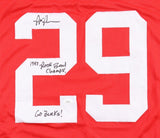 Pepe Pearson Signed Ohio State Jersey "1997 Rose Bowl Champs!, Go Bucks!" (JSA)