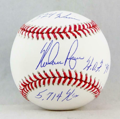 Nolan Ryan Autographed Rawlings OML Baseball W/ 3 Inscriptions- AIV Hologram