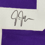 Autographed/Signed Justin Jefferson LSU Purple College Football Jersey JSA COA