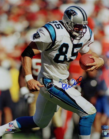 Wesley Walls Autographed/Signed Carolina Panthers 16x20 NFL Photo - Running