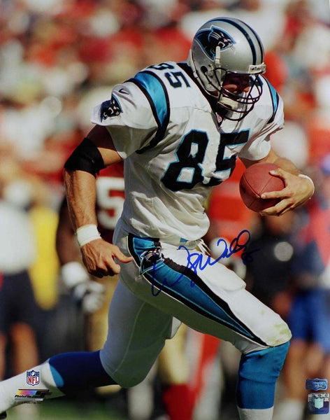 Wesley Walls Autographed/Signed Carolina Panthers 16x20 NFL Photo - Running