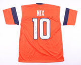 Bo Nix Signed Denver Broncos Jersey (Beckett) 2024 1st Round Pick #12 Overall QB