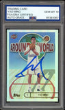 2002-03 Topps Around the World Yao Ming RC On Card PSA/DNA Auto GEM MINT 10