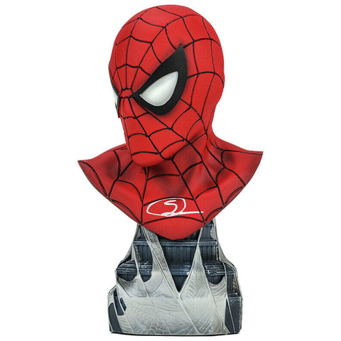 Shameik Moore Autographed Marvel Spider-Man 1:2 Scale 10" Bust