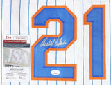 Carlos Delgado Signed New York Mets Jersey (JSA COA) 2xAll-Star 1st Baseman