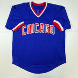 Autographed/Signed Billy Williams Chicago Blue Baseball Jersey JSA COA