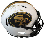 49ers Patrick Willis & Frank Gore Signed Lunar F/S Speed Proline Helmet BAS Wit