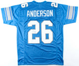 C J. Anderson Signed Detroit Lions Powder Blue Jersey (JSA COA)2019 Running Back