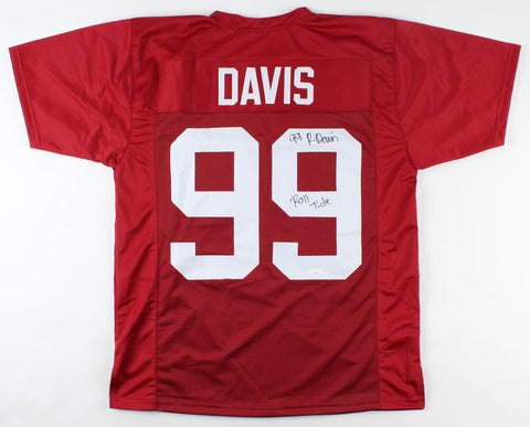 Raekwon Davis Signed Alabama Crimson Tide Jersey Inscribed "Roll Tide" (JSA COA)