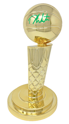 Derrick White Celtics Signed 2024 NBA Finals Champions 12" Replica Trophy JSA