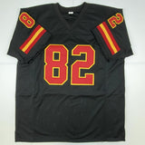 Autographed/Signed DWAYNE BOWE Kansas City Black Football Jersey JSA COA Auto