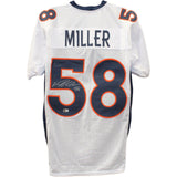 Von Miller Autographed/Signed Pro Style XL White Jersey Beckett 48680