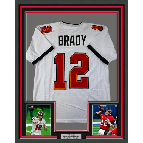 Tom Brady Signed Jordan Michigan Limited Jersey Fanatics LOA Patriots  Buccaneers