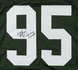 Keith Mckenzie Signed Green Bay Packers Jersey Inscribed SB XXXI Champs JSA COA