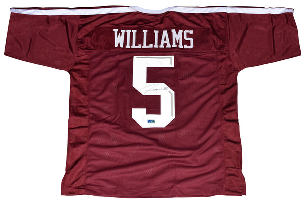 TRAYVEON WILLIAMS AUTOGRAPHED TEXAS A&M AGGIES #5 MAROON JERSEY COA