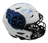 Treylon Burks Signed Tennessee Titans Speed Flex Authentic Lunar NFL Helmet