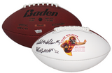 CALEB WILLIAMS Autographed "HEI3MAN '22" USC Trojans Stat Football FANATICS