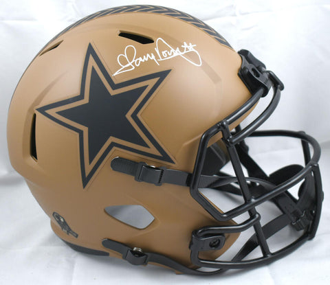 Tony Dorsett Signed Cowboys F/S STS Speed Helmet - Beckett W Holo