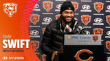 D Andre Swift Signed Bears Jersey (JSA QR) Chicago's Top Running Back 2024