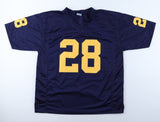 Fitzgerald Toussaint Signed Michigan Wolverines Jersey "F***-OSU" (Playball ink)