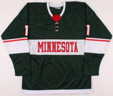 Zach Parise Signed Minnesota Wild Jersey (TSE COA) Career 2005-present / U.N.D.