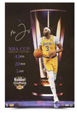 Anthony Davis Autographed "2023 NBA CUP" 16x24 Photo UDA LE 123