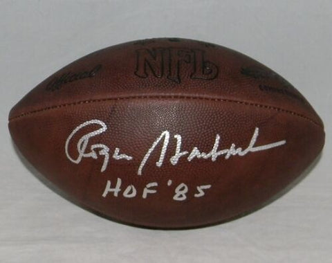 ROGER STAUBACH SIGNED AUTOGRAPHED DALLAS COWBOYS WILSON NFL DUKE FOOTBALL JSA