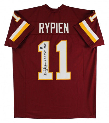 Mark Rypien Signed Washington Redskins Jersey Inscribed "SB XXVI MVP" (Beckett)