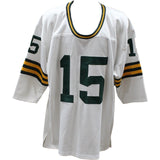 Bart Starr Autographed/Signed Pro Style White Jersey TRI 46464