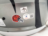 Ja'Marr Chase Autographed Bengals AMP Full Size Speed Helmet Beckett WU15505