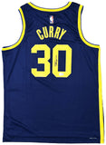 WARRIORS STEPHEN CURRY AUTOGRAPHED BLUE JORDAN STATEMENT JERSEY 48 BECKETT