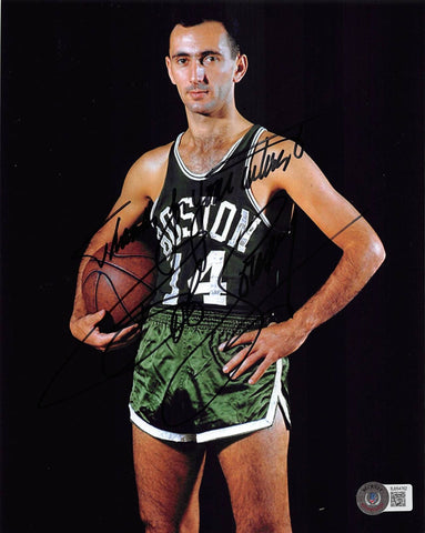 Celtics Bob Cousy "Thanks for your wishes" Signed 8x10 Photo BAS #BJ054762