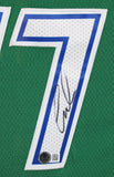 Mavericks Luka Doncic Authentic Signed Green Nike Swingman Jersey BAS #AE09634