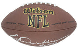 Rams Eric Dickerson "HOF 99" Signed Wilson Super Grip Nfl Football BAS Witnessed