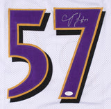 C.J. Mosley Signed Baltimore Ravens White Jersey (JSA) 2014 1st Rd Draft Pick LB