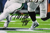 Elijah Moore Autographed NY Jets Vs. Texans 8x10 FP Photo- Beckett W Hologram