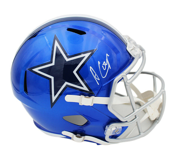 Amari Cooper Signed Dallas Cowboys Speed Full Size Flash NFL Helmet