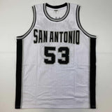 Autographed/Signed Artis Gilmore HOF 11 San Antonio White Jersey JSA COA