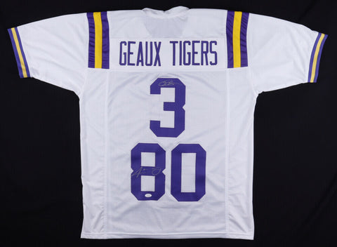 Odell Beckham Jr. & Jarvis Landry Signed LSU Tigers Jersey (JSA COA) Browns WR's