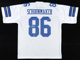 Luke Schoonmaker Signed Dallas Cowboys Jersey (Beckett) Ex-Michigan Tight End