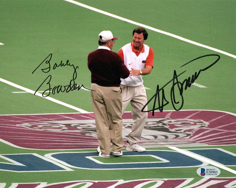 Bobby Bowden Steve Spurrier Signed FSU Seminoles Gators 8x10 Photo Beckett