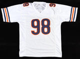 Montez Sweat Signed Chicago Bears White Jersey Inscribed "Bear Down" (PSA) L.B.