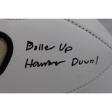 Aidan O'Connell Autographed Purdue Boilermakers Logo Football Insc Beckett 48896